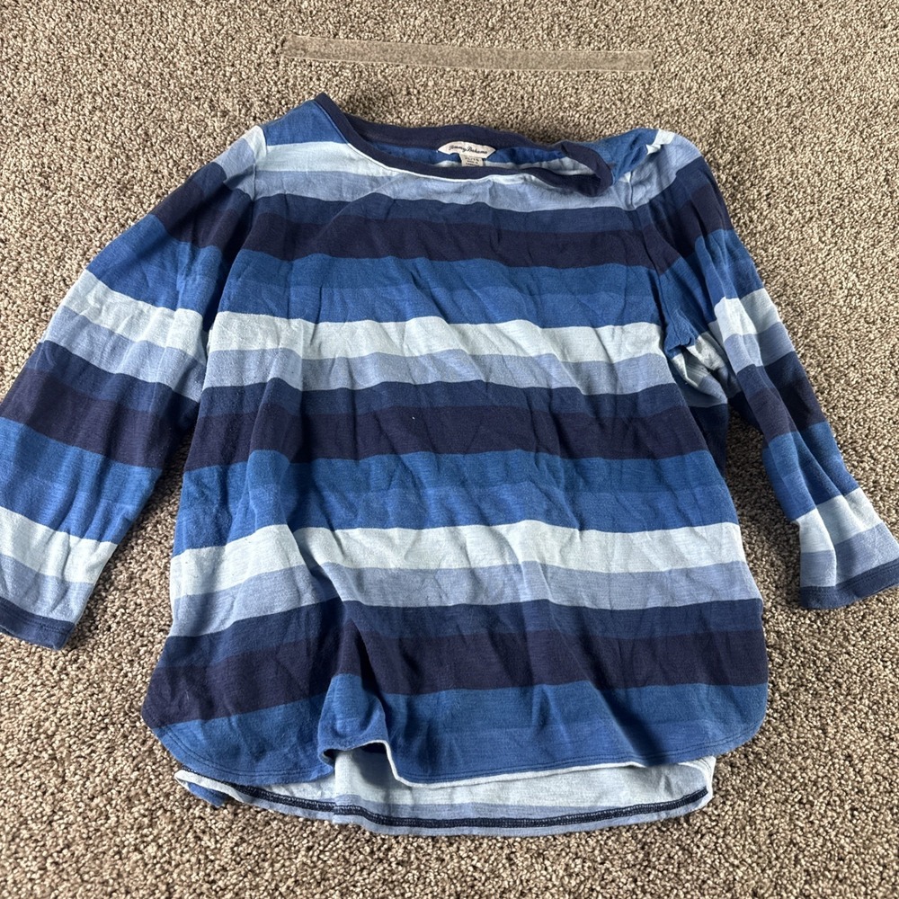 Tommy Bahama Men's XL Long Sleeve Shirt Stripped
